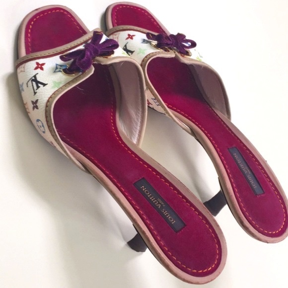 Louis Vuitton Multicolor Slides/Sandals/Heels - Picture 2 of 8